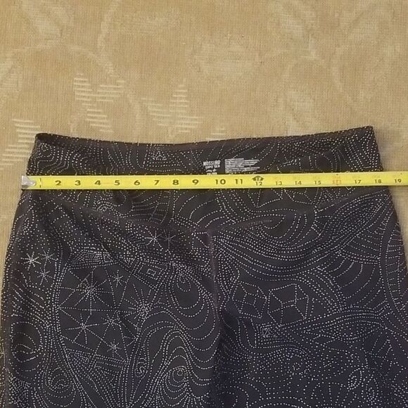 Mossimo Black Nautical Pattern Leggings Womens 2XL High Waisted Athleisure - Picture 3 of 5